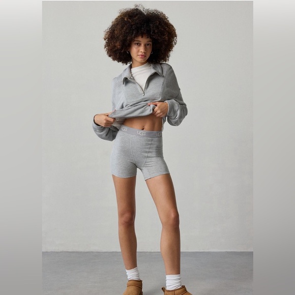 UGG Alexiah Boyshort Undie NWT Size S - Grey - Picture 2 of 8
